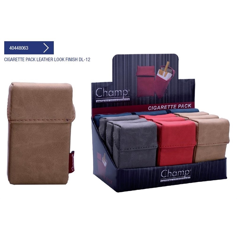 CHAMP CIG PACK LEATHER DL-12-1