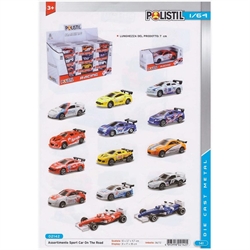 ASSORTIMENTO SPORT CAR ON THE ROAD DL-36-1